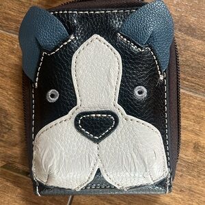 Chala Credit Card Holder (Boston Terrier)